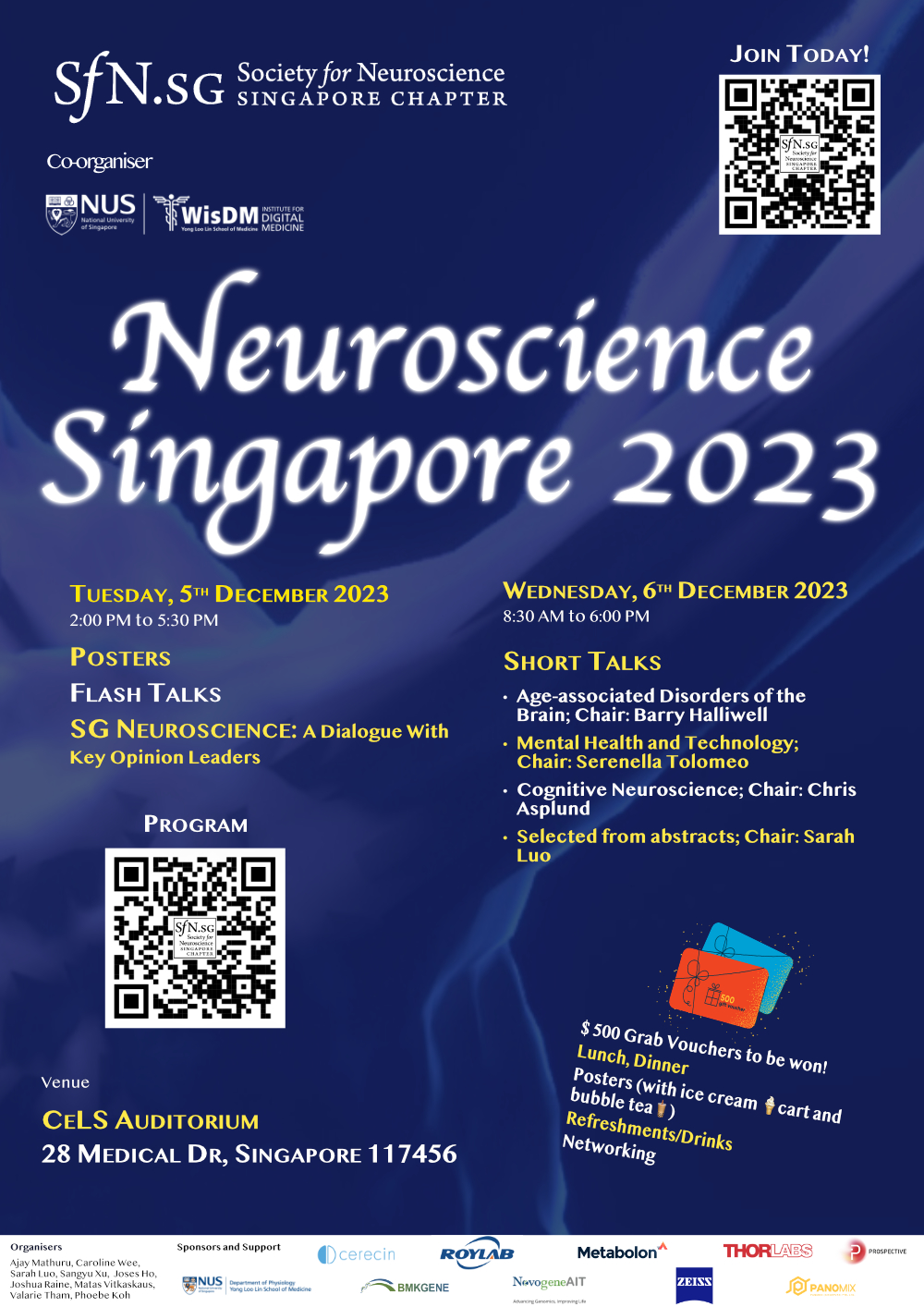 Neuroscience Singapore 2023 conference Society for Neuroscience